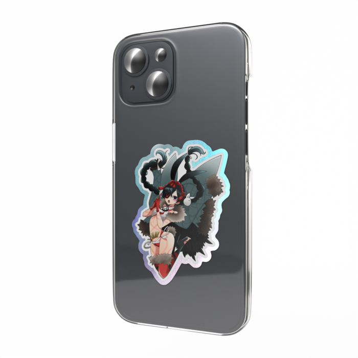 オーロラスマホステッカー - 縦