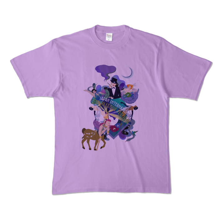 カラーTシャツ - XL - ライトパープル (淡色)