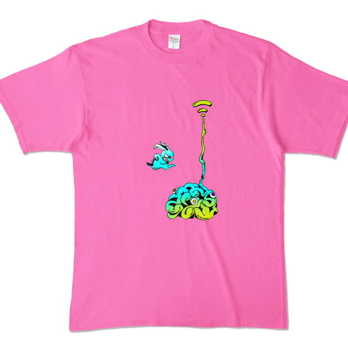 カラーTシャツ - XL - ピンク (濃色)(2)
