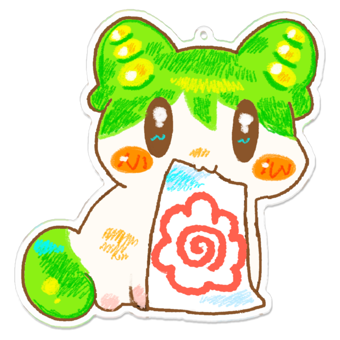 アクリルキーホルダー - 100 x 100 (mm)