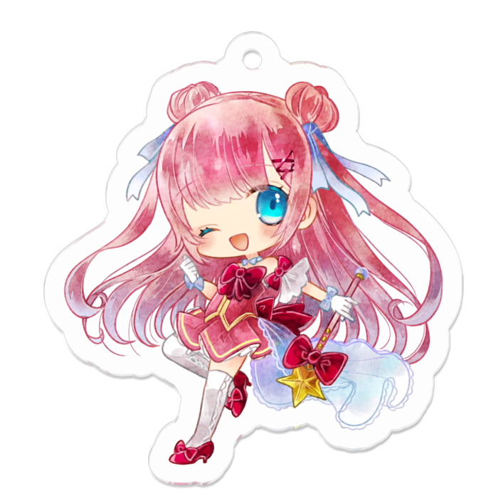 アクリルキーホルダー - 50 x 50 (mm)