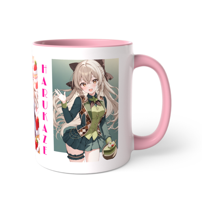 ツートンカラーマグカップ - 直径 8.2cm / 高さ 9.5cm