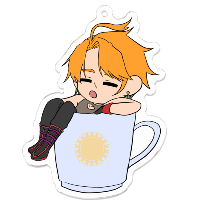 アクリルキーホルダー - 70 x 70 (mm)