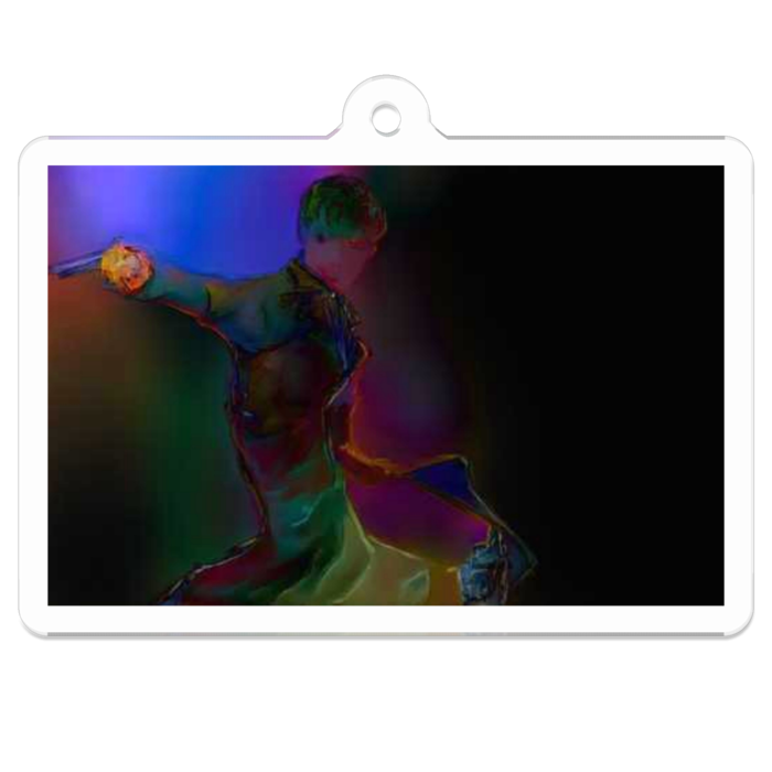 アクリルキーホルダー - 50 x 50 (mm)