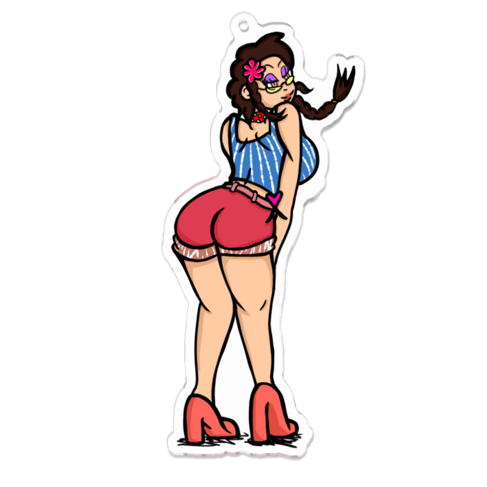 アクリルキーホルダー - 100 x 100 (mm)