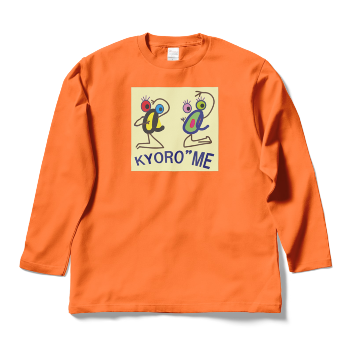 ロングスリーブTシャツ - L - オレンジ