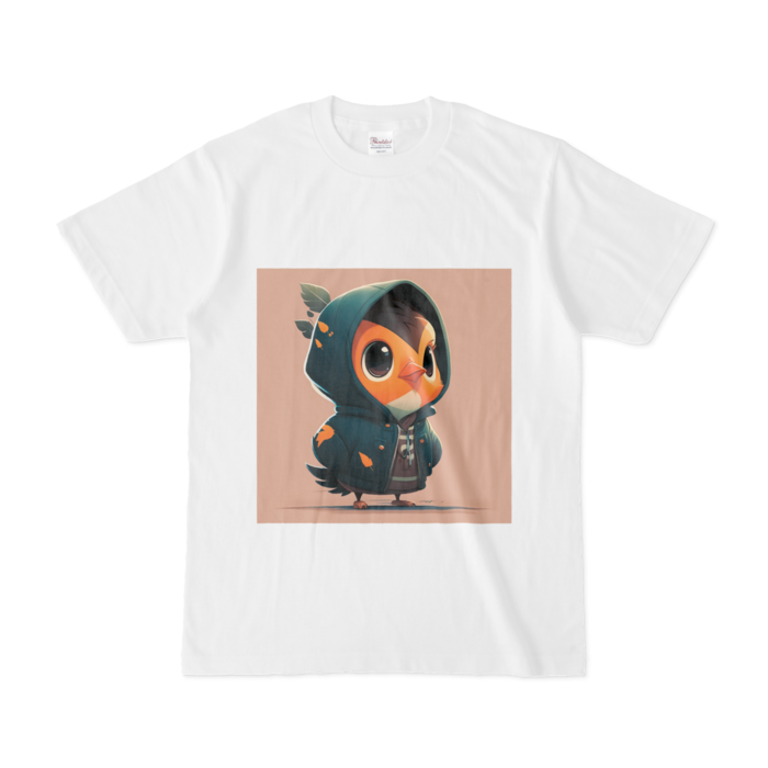 Tシャツ - S - 白(鳥）