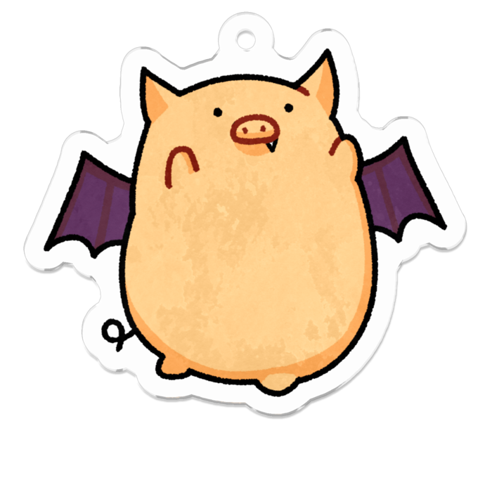 アクリルキーホルダー - 50 x 50 (mm)