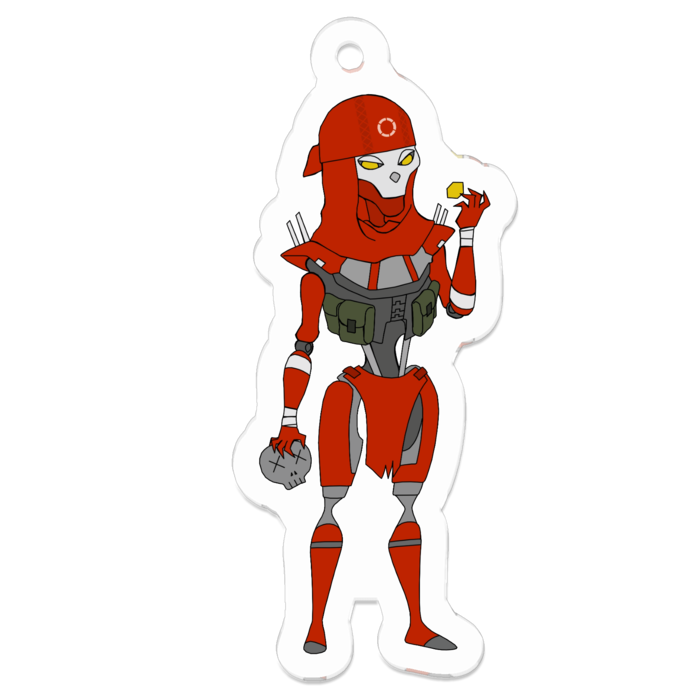 アクリルキーホルダー - 50 x 50 (mm)