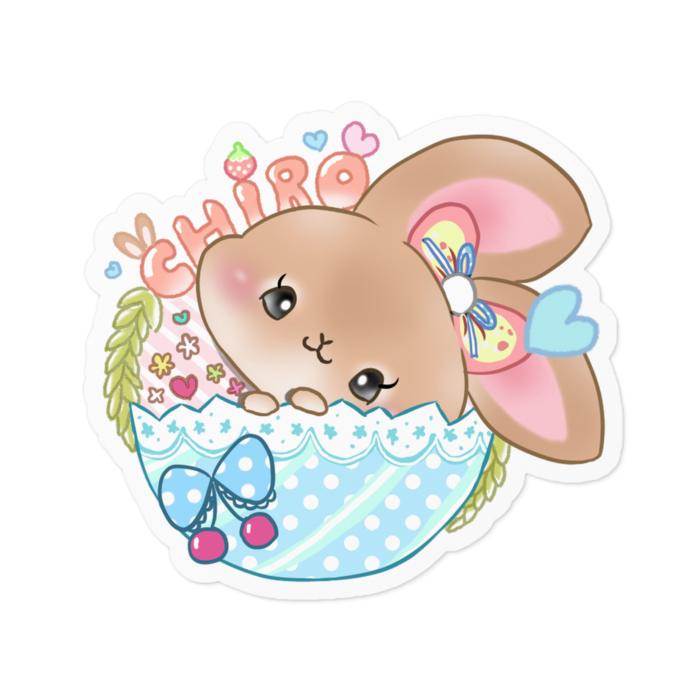 ステッカー - 100 x 100 (mm)