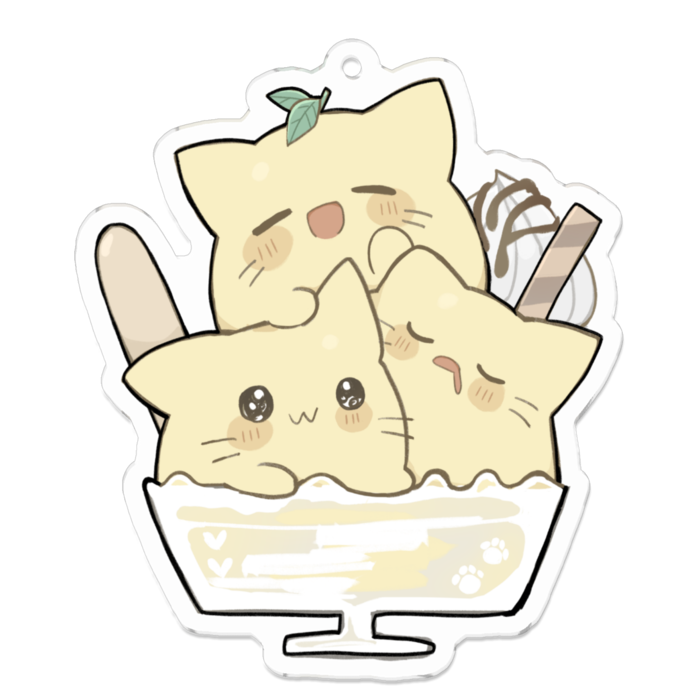 アクリルキーホルダー - 70 x 70 (mm)