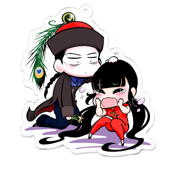 アクリルキーホルダー - 70 x 70 (mm)