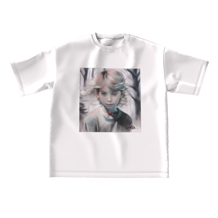 ビッグシルエットTシャツ - L - ホワイト