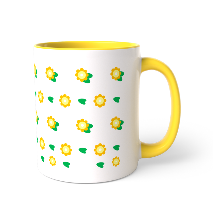 ツートンカラーマグカップ - 直径 8.2cm / 高さ 9.5cm