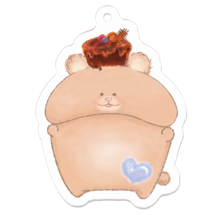 アクリルキーホルダー - 50 x 50 (mm)