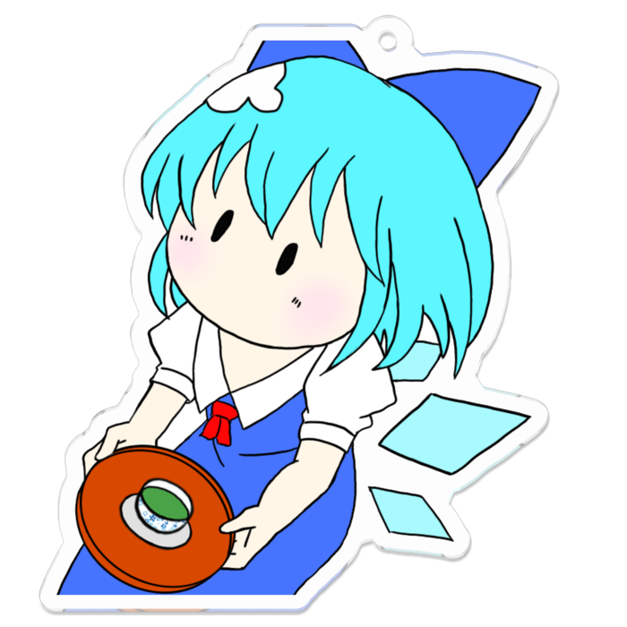アクリルキーホルダー - 70 x 70 (mm)