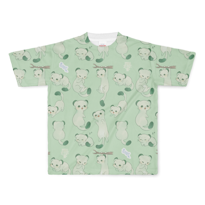 フルグラフィックTシャツ - L - 両面印刷
