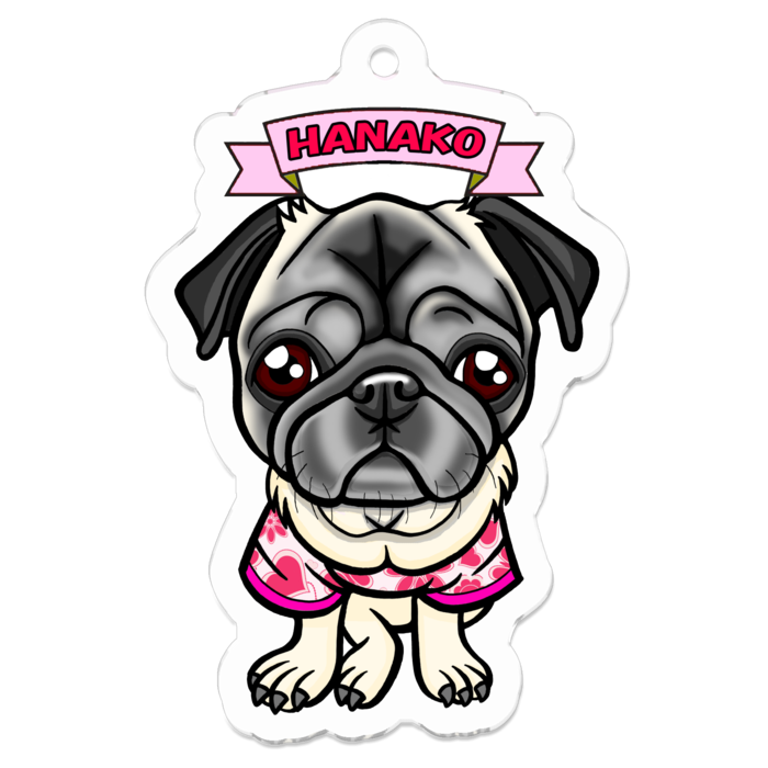 アクリルキーホルダー - 50 x 50 (mm)