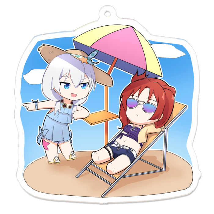 アクリルキーホルダー - 70 x 70 (mm)