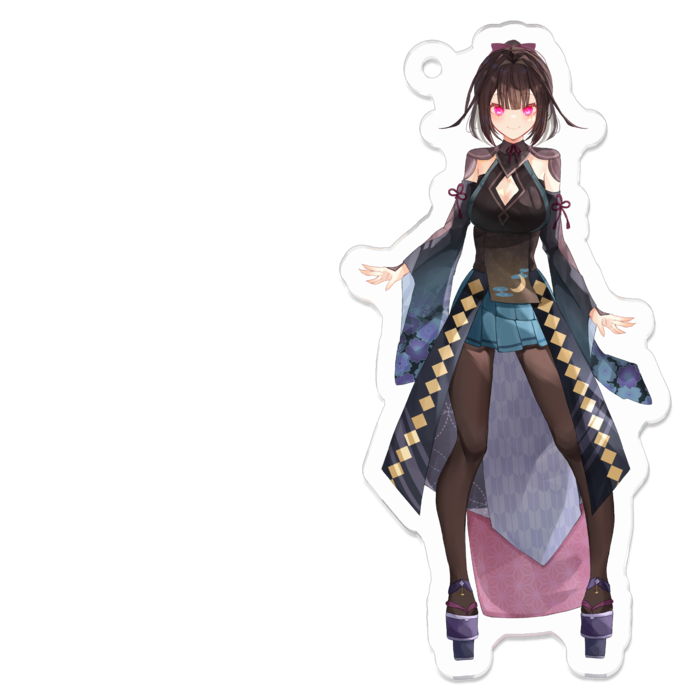 アクリルキーホルダー（コーティング） - 70 x 70 (mm)