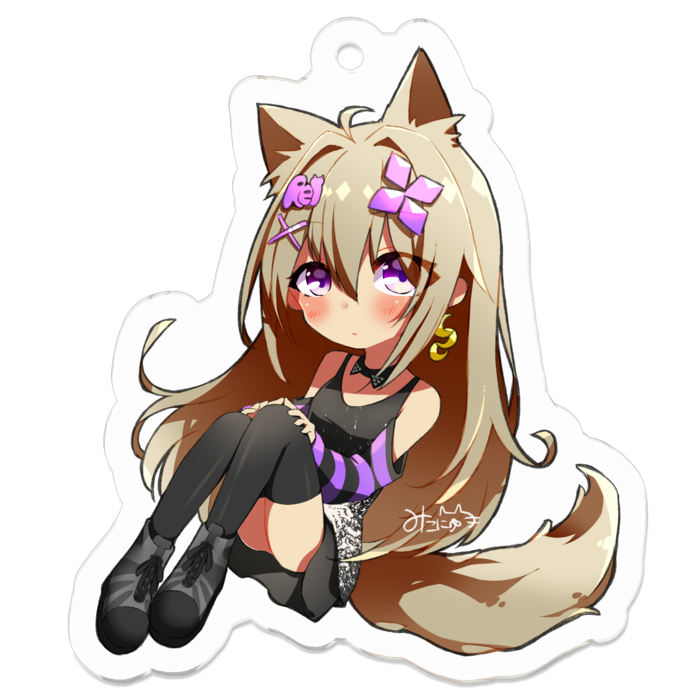 アクリルキーホルダー - 50 x 50 (mm)