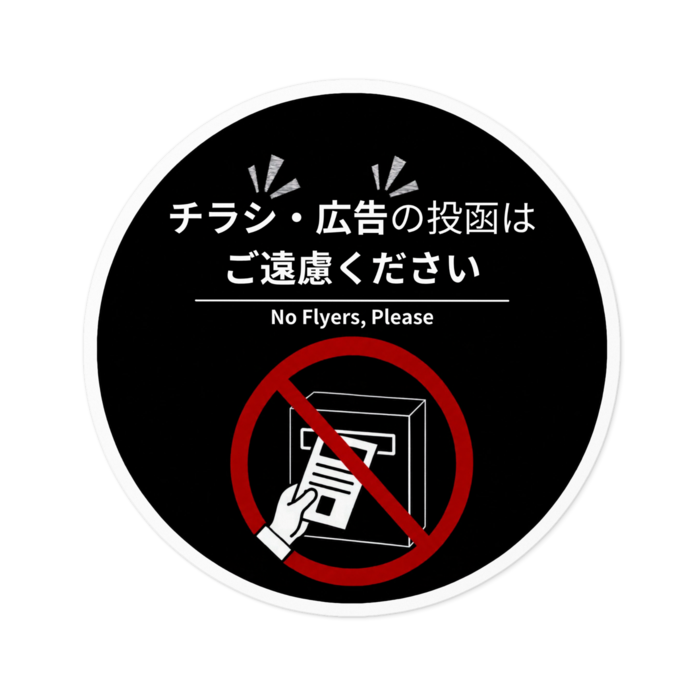 ステッカー - W100 × H100mm 以内