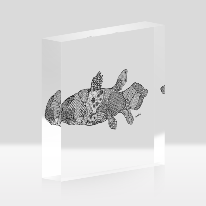 アクリルブロック - 100x100mm