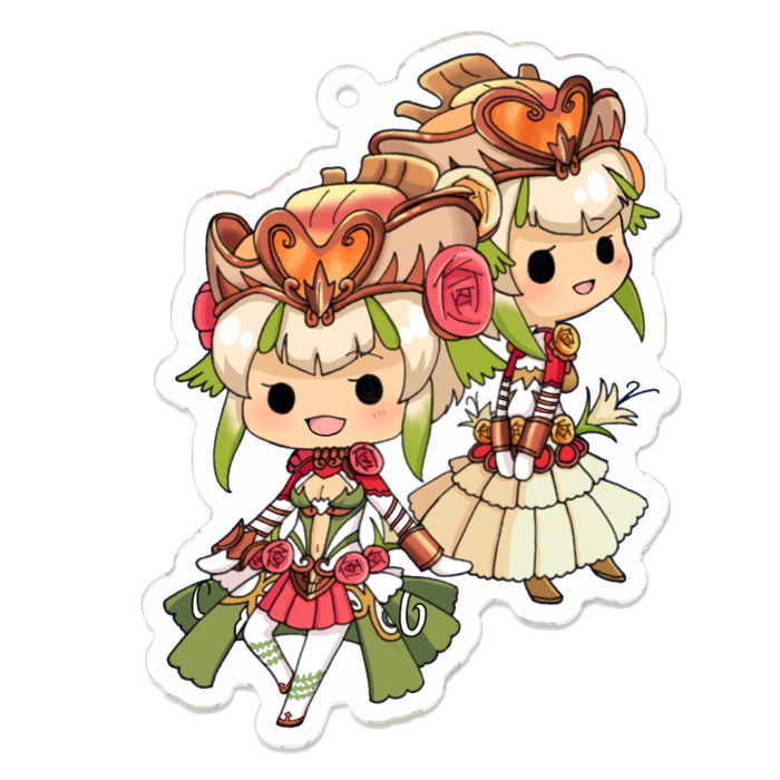 アクリルキーホルダー - 70 x 70 (mm)