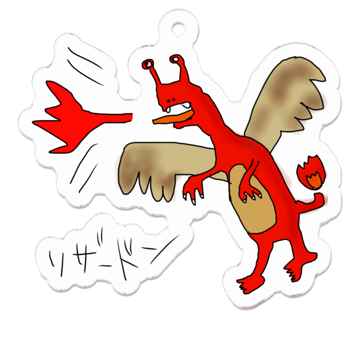 アクリルキーホルダー - 50 x 50 (mm)