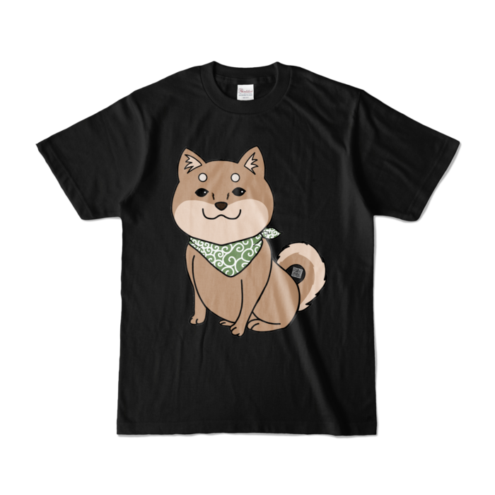 柴犬Tシャツ - S - ブラック