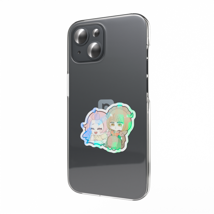 ホログラムスマホステッカー - 縦