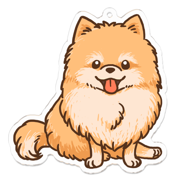 アクリルキーホルダー - 70 x 70 (mm)