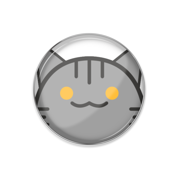 ピンバッジ - 丸形25mm