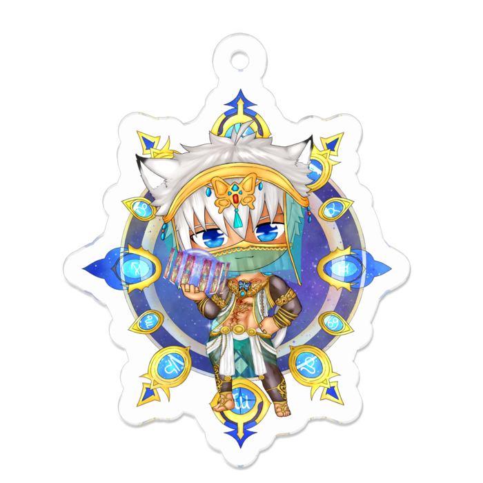 アクリルキーホルダー - 50 x 50 (mm)