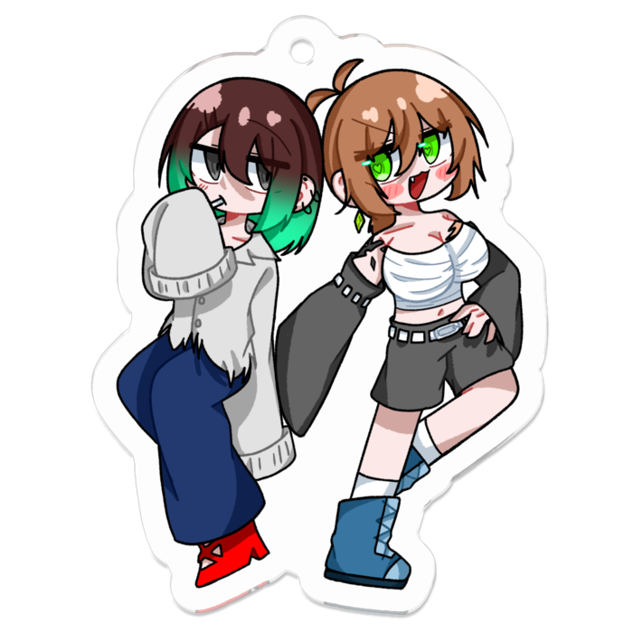 アクリルキーホルダー - 50 x 50 (mm)