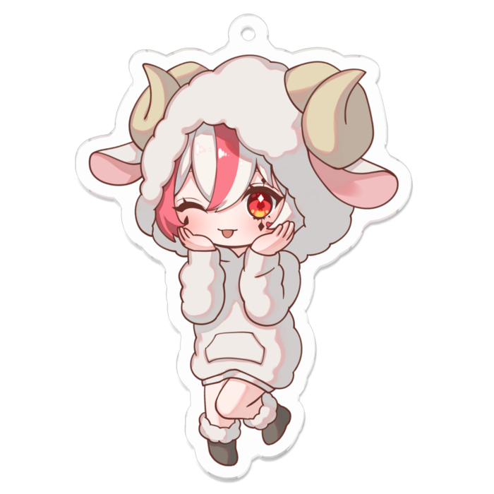 アクリルキーホルダー - 70 x 70 (mm)