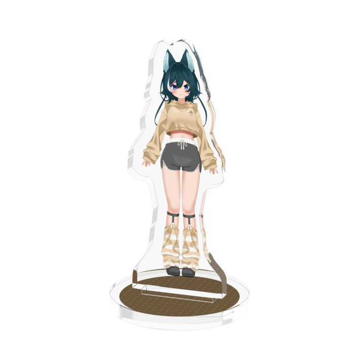 部屋着ケモ耳  - 50x50mm