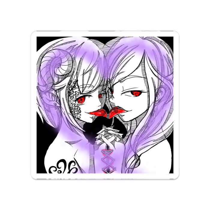 アクリルバッジ - 50 x 50 (mm)