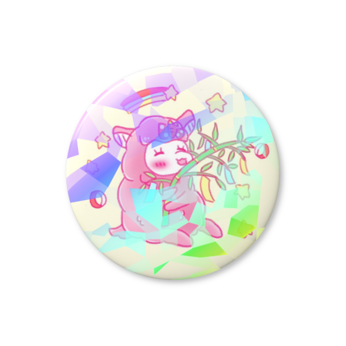 ホログラム缶バッジ - 44mm クリスタル