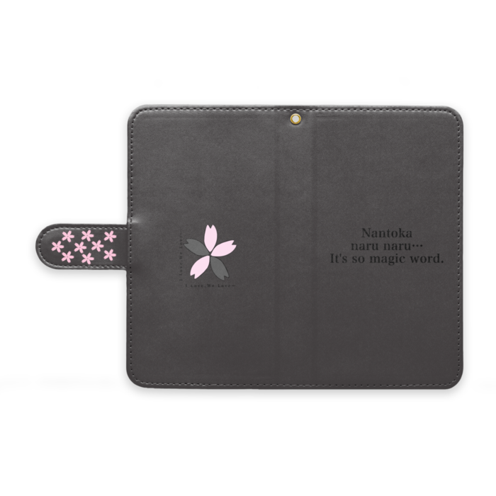 手帳型Androidケース - M - ストラップ穴 あり