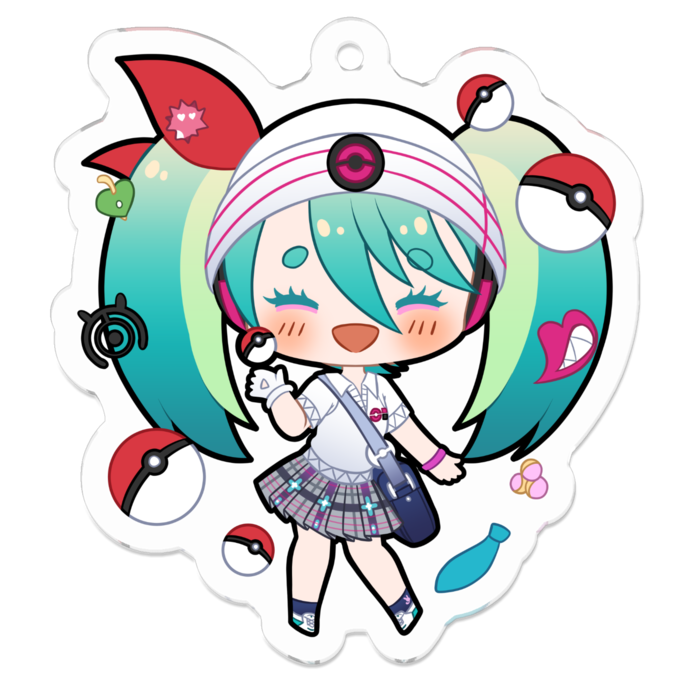 アクリルキーホルダー - 50 x 50 (mm)