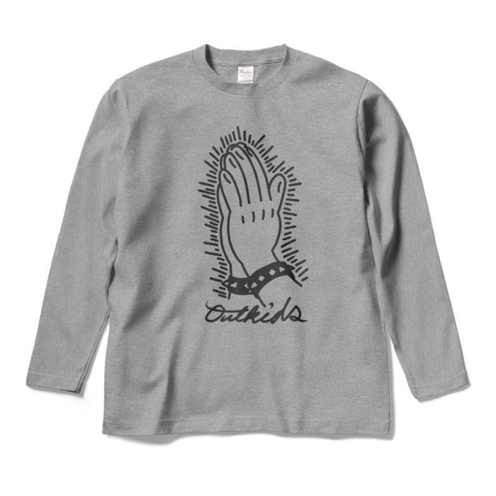 ロングスリーブTシャツ - M - 杢グレー