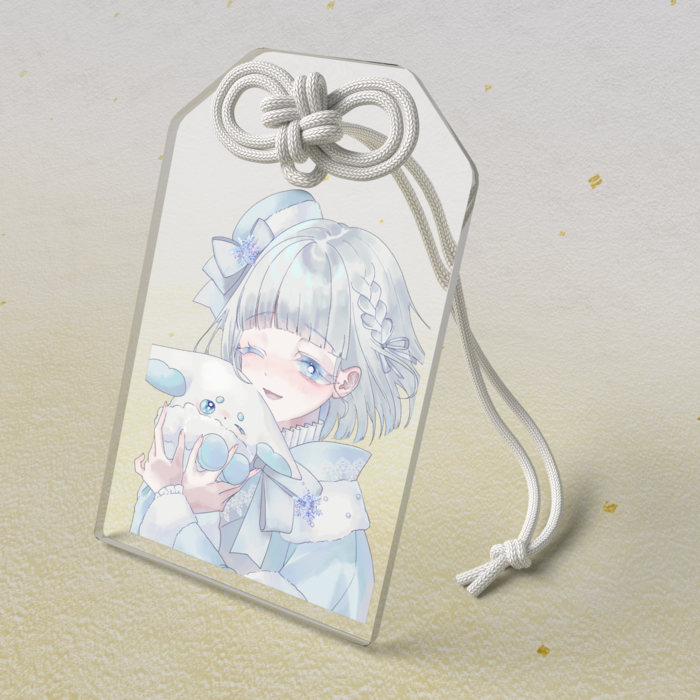 アクリルお守り - 50 × 80mm