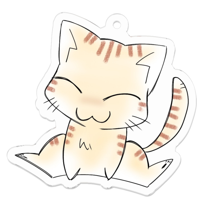 アクリルキーホルダー（コーティング） - 50 x 50 (mm)