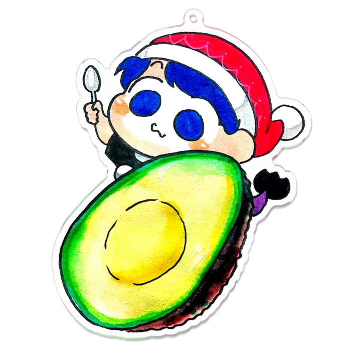 アクリルキーホルダー - 100 x 100 (mm)