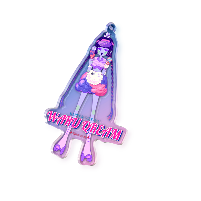 致屍量ちゃん_オーロラアクリルキーホルダー - 100 × 100mm(2)