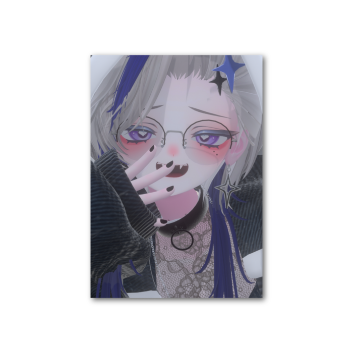 フォト風カード - 縦 - 片面