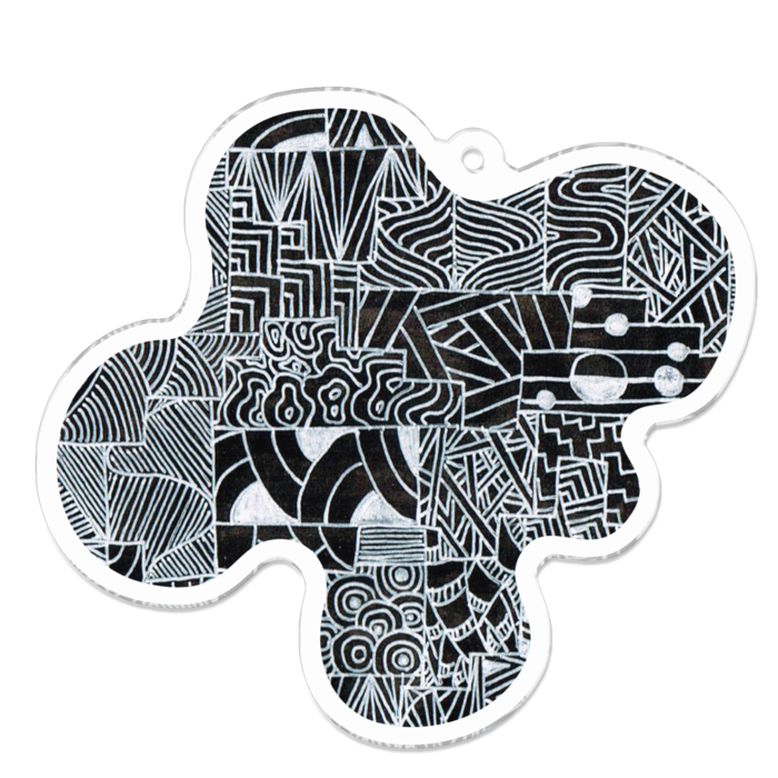 アクリルキーホルダー - 70 x 70 (mm)