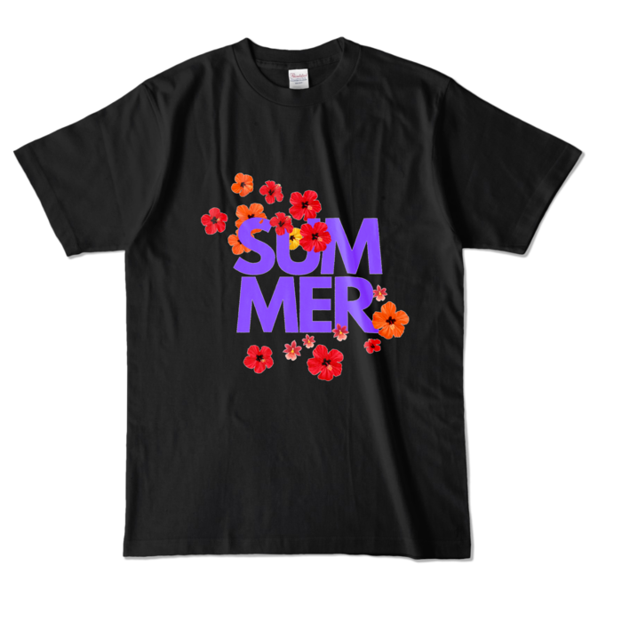 カラーTシャツ - L - ブラック (濃色)