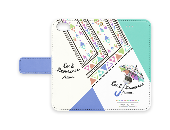 手帳型iPhoneケース - iPhone 7 - ストラップ穴 あり